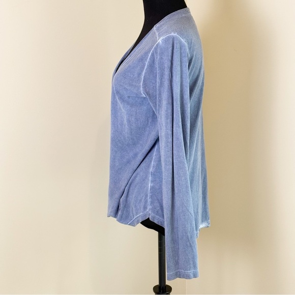 Porridge Blue Wrap Top M - Picture 2 of 6